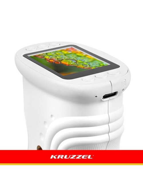 „Kruzzel“ baltas kišeninis mokomasis mikroskopas 10 „Kruzzel“ baltas kišeninis mokomasis mikroskopas 10