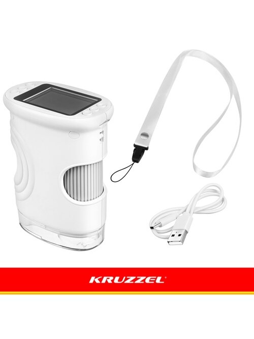 „Kruzzel“ baltas kišeninis mokomasis mikroskopas 6