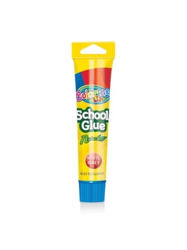 Mokykliniai klijai Colorino Kids Natural 50g, balti