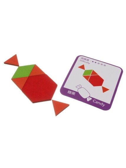 Mokomoji dėlionė – geometrinės figūros 5 Mokomoji dėlionė – geometrinės figūros 5