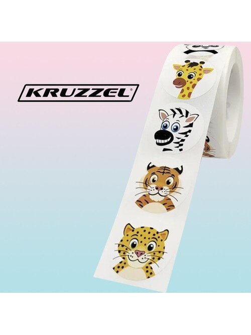 Motyvaciniai lipdukai - ritinys po 500 vnt. Kruzzel 22947 1 Motyvaciniai lipdukai - ritinys po 500 vnt. Kruzzel 22947 1