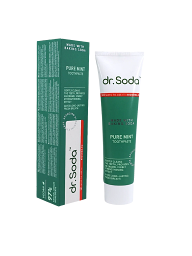 MR SODA dantų pasta "Pure Mint" (100 ml) MR SODA dantų pasta "Pure Mint" (100 ml)
