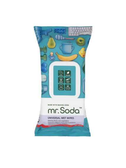 MR SODA Universalios drėgnos servetėlės (80vnt.) MR SODA Universalios drėgnos servetėlės (80vnt.)