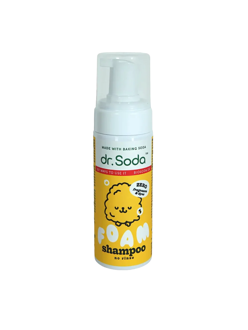 MR SODA Nenuplaunamas putojantis šampūnas kailiui (150 ml) MR SODA Nenuplaunamas putojantis šampūnas kailiui (150 ml)