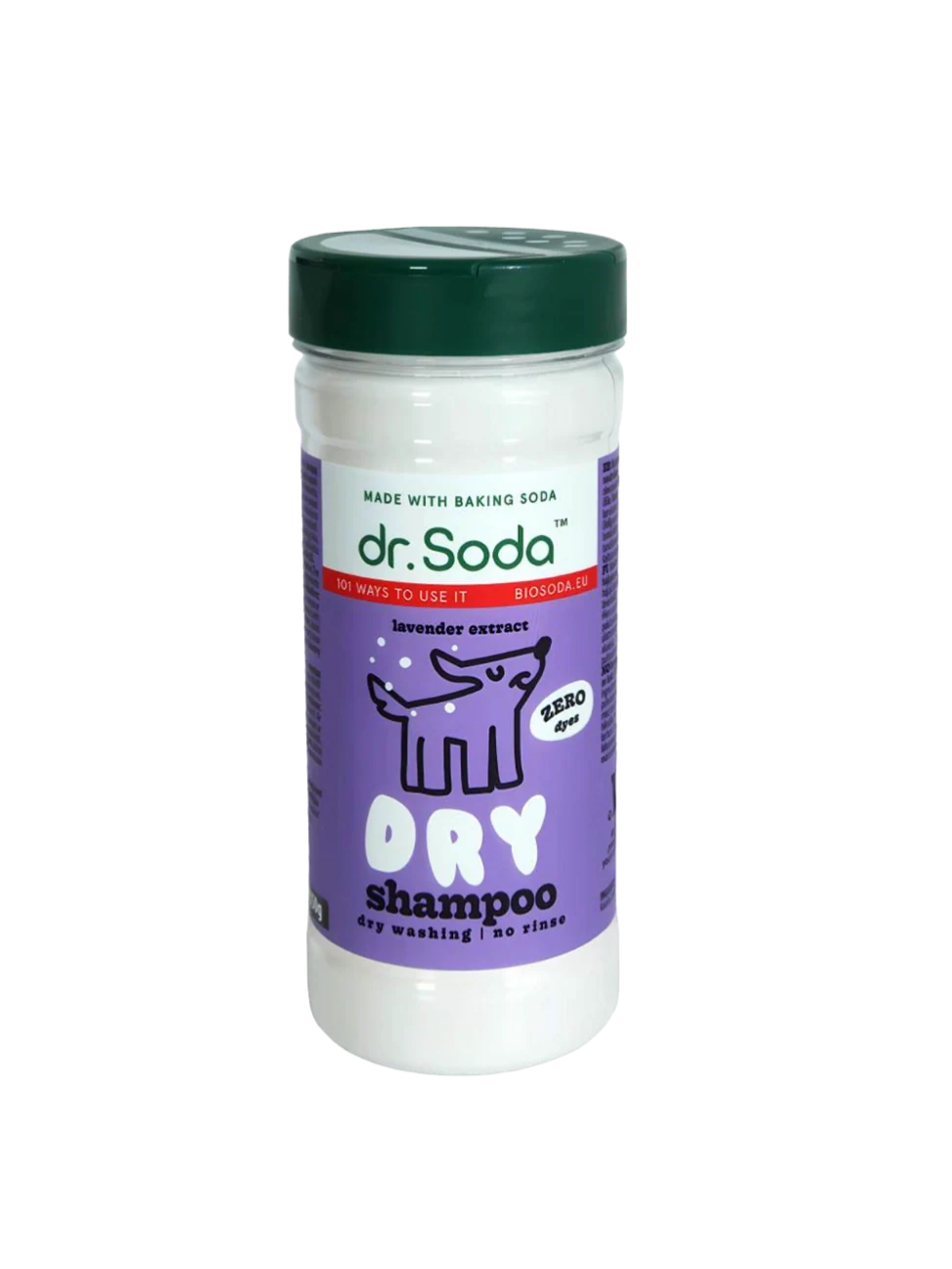 MR SODA Sausas šunų šampūnas (350g) MR SODA Sausas šunų šampūnas (350g)