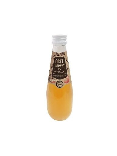 Nefiltruotas obuolių sidro actas 5%, 330ml