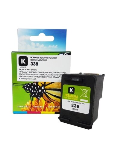 Neoriginali Static Control HP 338 (C8765EE), juoda kasetė