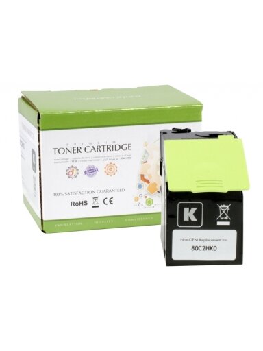 Neoriginali Static Control Lexmark 802HK(80C2HC0), juoda kasetė