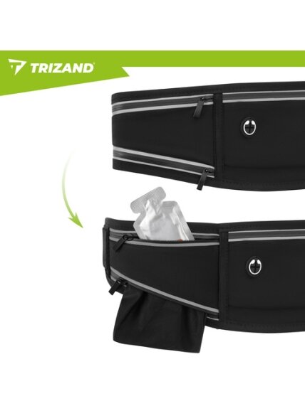 Trizand bėgimo krepšys su diržu 51x21x11cm 5 Trizand bėgimo krepšys su diržu 51x21x11cm 5
