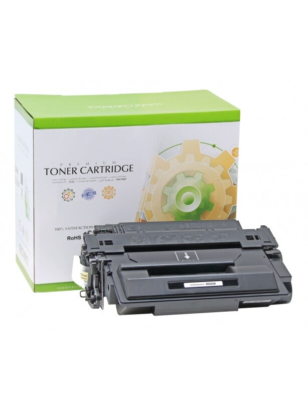 Neoriginali Static Control HP CE255X / CRG 724H, juoda kasetė Neoriginali Static Control HP CE255X / CRG 724H, juoda kasetė