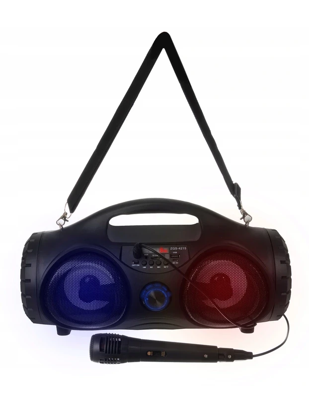 Nešiojama „Bluetooth“ kolonėlė ZQS-4215 su mikrofonu 3