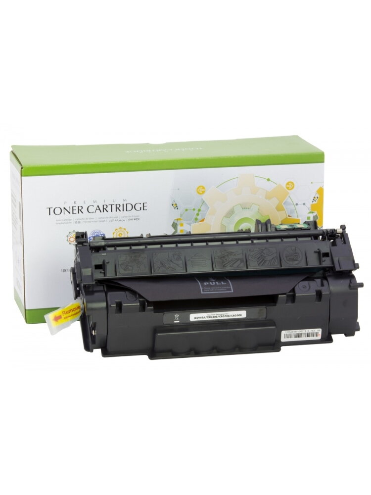 Neoriginali Static Control HP Q5949A/Q7553A/CRG-708/CRG-715, juoda kasetė Neoriginali Static Control HP Q5949A/Q7553A/CRG-708/CRG-715, juoda kasetė