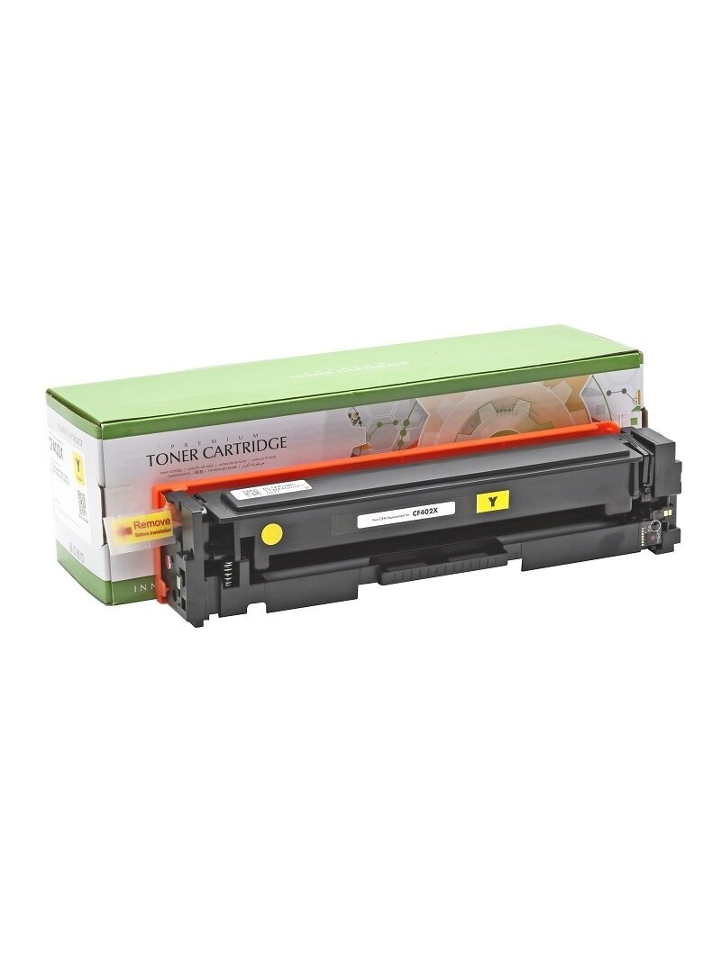 Neoriginali Static Control HP CF402X / Canon CRG 045H, geltona kasetė Neoriginali Static Control HP CF402X / Canon CRG 045H, geltona kasetė