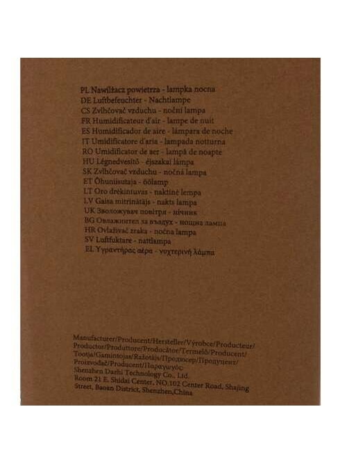 Oro drėkintuvas - naktinė lempa Ruhhy 24378 33