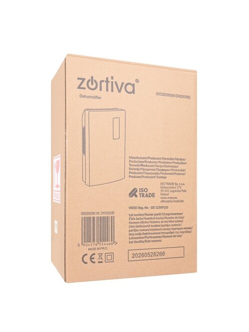 Oro sausintuvas – drėgmės sugėrėjas „Zortiva“ 2 Oro sausintuvas – drėgmės sugėrėjas „Zortiva“ 2