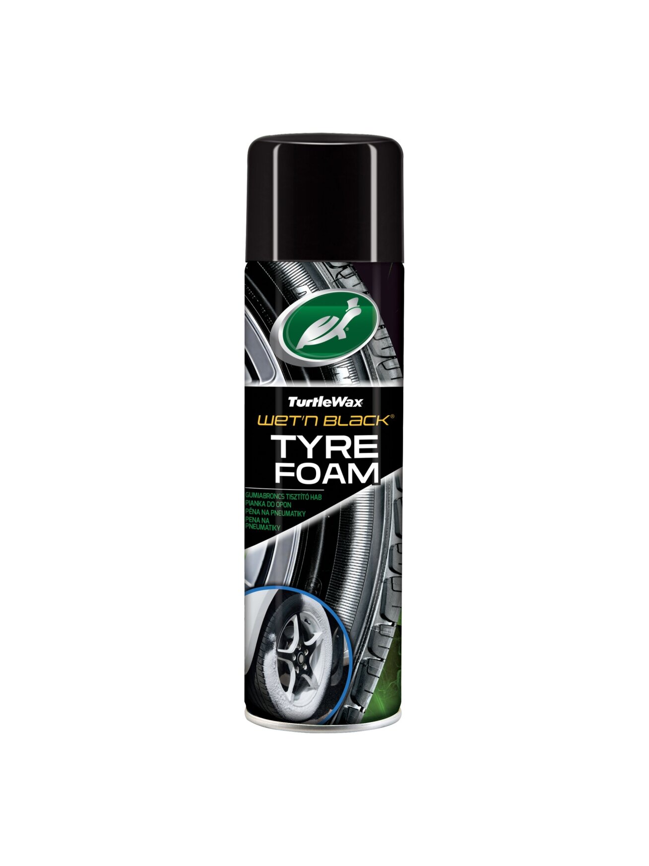 Padangų juodiklis - putos WET N BLACK Turtle Wax® 500 ml Padangų juodiklis - putos WET N BLACK Turtle Wax® 500 ml