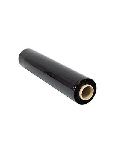 Pakavimo plėvelė Stretch 17x450mm 200m juoda