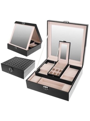 Papuošalų dėžutė - juoda Beautylushh