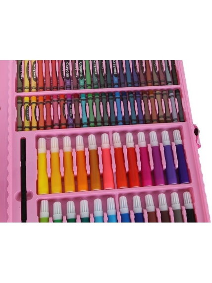 Paveikslų rinkinys lagamine, 168 vnt., rožinė 9 Paveikslų rinkinys lagamine, 168 vnt., rožinė 9
