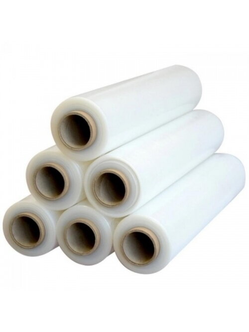 Pakavimo plėvelė Stretch 17x450mm 230m skaidri Pakavimo plėvelė Stretch 17x450mm 230m skaidri