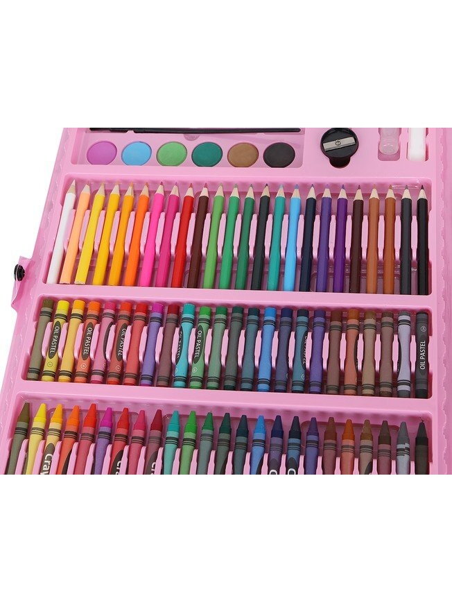 Paveikslų rinkinys lagamine, 168 vnt., rožinė 7 Paveikslų rinkinys lagamine, 168 vnt., rožinė 7