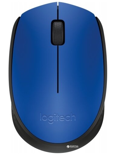 Pelė belaidė Logitech M171 Wireless (910-004640),  mėlyna