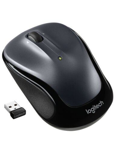 Pelė belaidė Logitech M325s (910-006812) RF Wireless Optical 1000 DPI, Black/Dark Grey