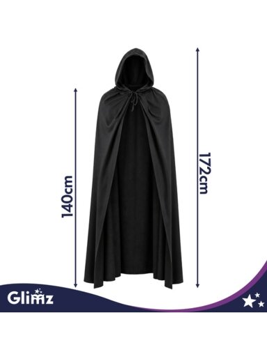„Glimz“ apsiaustas su gobtuvu