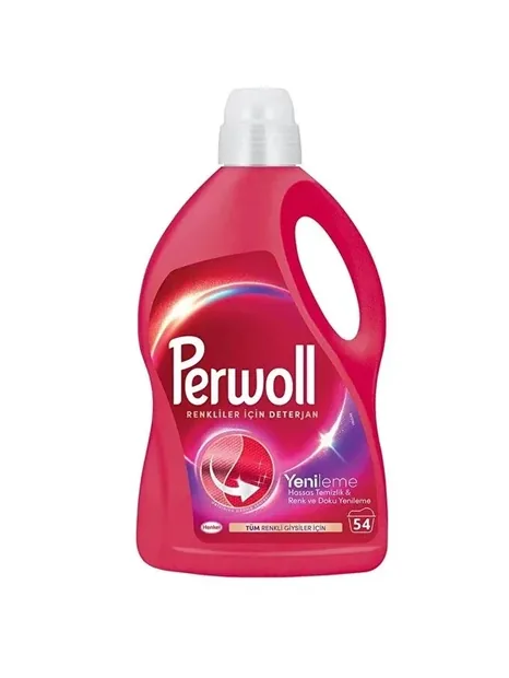 Perwoll skystas skalbiklis spalvotiems skalbiniams, 54 skalbimų, 2,97 l Perwoll skystas skalbiklis spalvotiems skalbiniams, 54 skalbimų, 2,97 l