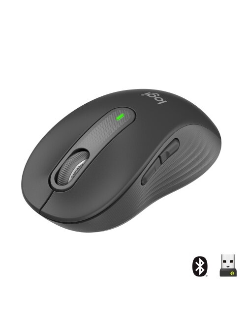 Pelė belaidė Logitech Signature M650 (910-006253) RF Wireless+Bluetooth Optical 4000 DPI, Graphite Pelė belaidė Logitech Signature M650 (910-006253) RF Wireless+Bluetooth Optical 4000 DPI, Graphite
