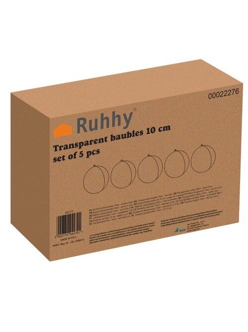 Permatomi niekučiai 10 cm - rinkinyje 5 vnt. Ruhhy 22276 14
