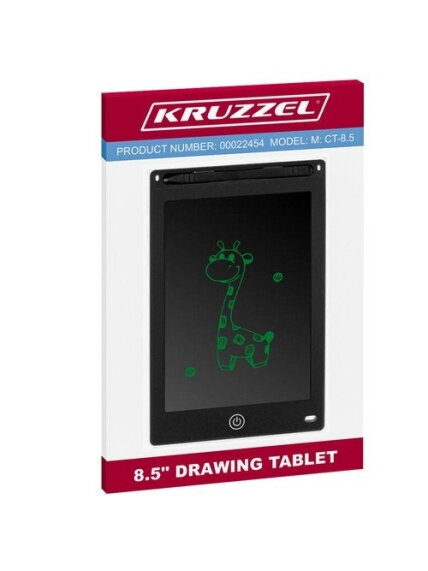 Piešimo planšetė 8,5" juoda KRUZZEL 22454 1 Piešimo planšetė 8,5" juoda KRUZZEL 22454 1