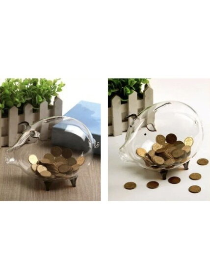 Piggy bank - stiklinė kiaulė Ruhhy 22588 9