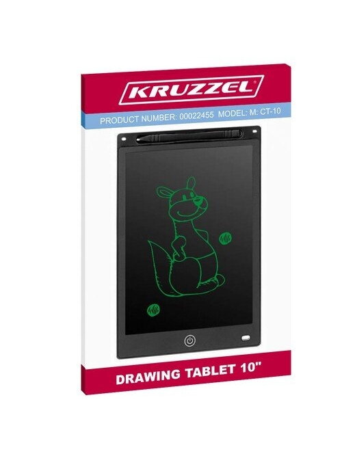 Piešimo planšetė 10" juoda XL KRUZZEL 22455 1 Piešimo planšetė 10" juoda XL KRUZZEL 22455 1