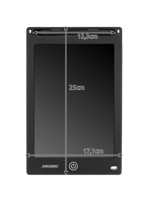Piešimo planšetė 10" juoda XL KRUZZEL 22455 3 Piešimo planšetė 10" juoda XL KRUZZEL 22455 3