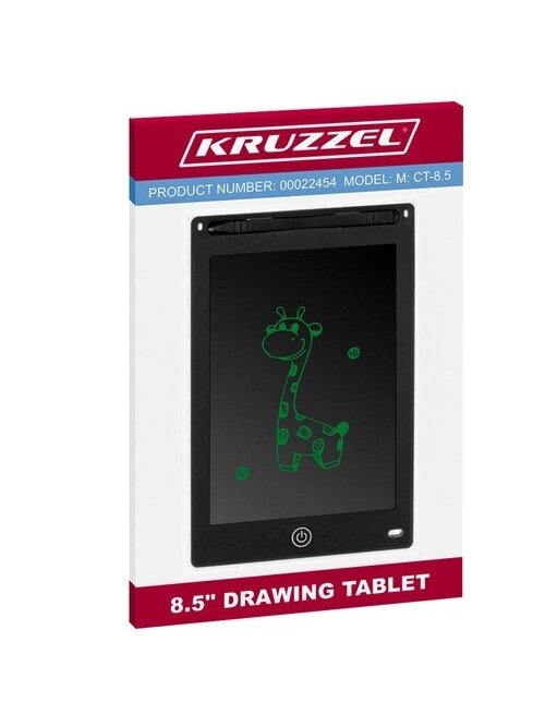 Piešimo planšetė 8,5" juoda KRUZZEL 22454 1 Piešimo planšetė 8,5" juoda KRUZZEL 22454 1
