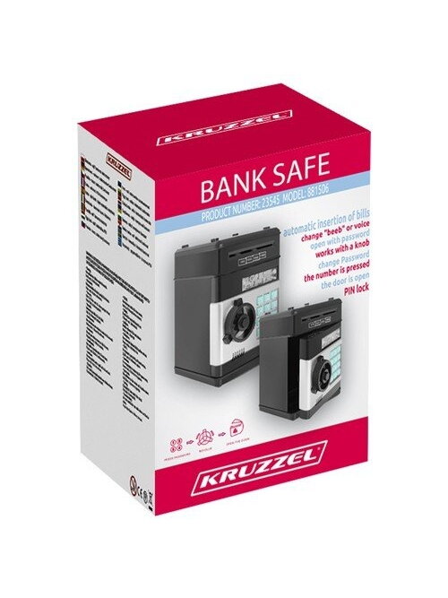 Piggy bank - seifas / elektroninis bankomatas 23545 1 Piggy bank - seifas / elektroninis bankomatas 23545 1