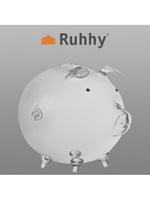 Piggy bank - stiklinė kiaulė Ruhhy 22588 2 Piggy bank - stiklinė kiaulė Ruhhy 22588 2
