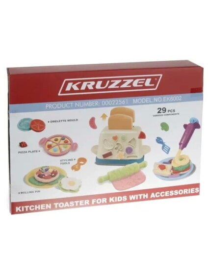 Plastikinė masė - rinkinys Kruzzel 22561 1
