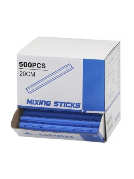 Plastikinės maišymo lazdelės 20 cm (500 vnt.) Plastikinės maišymo lazdelės 20 cm (500 vnt.)