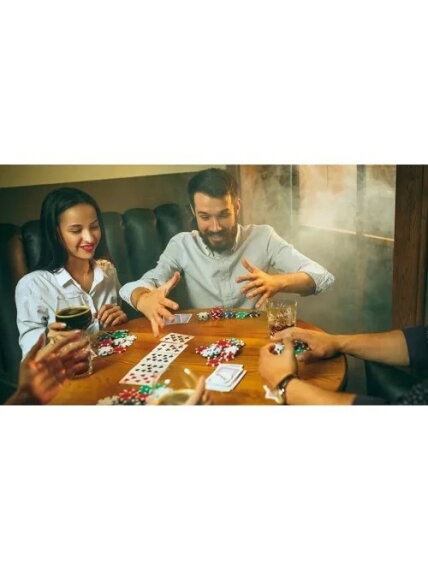 Pokeris – 300 žetonų rinkinys HQ 23528 dėkle 12