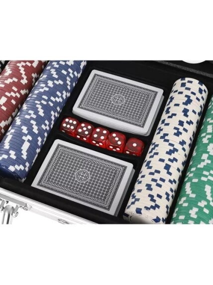 Pokeris – 300 žetonų rinkinys HQ 23528 dėkle 6