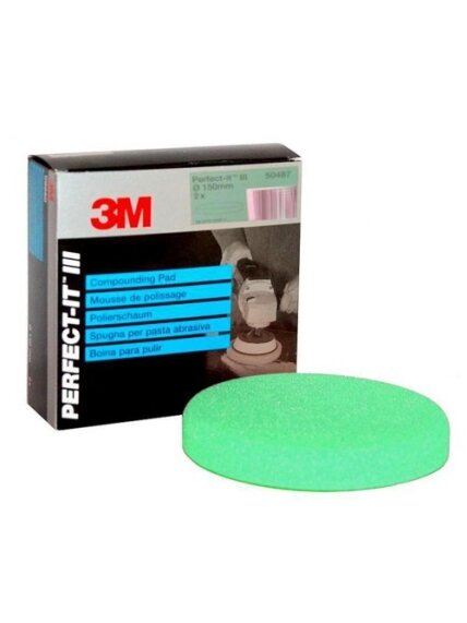 Poliravimo kempinė žalia 150mm Poliravimo kempinė žalia 150mm