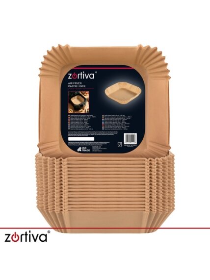 Popieriniai įdėklai gruzdintuvei, 20 cm, 400 vnt. Zortiva 10