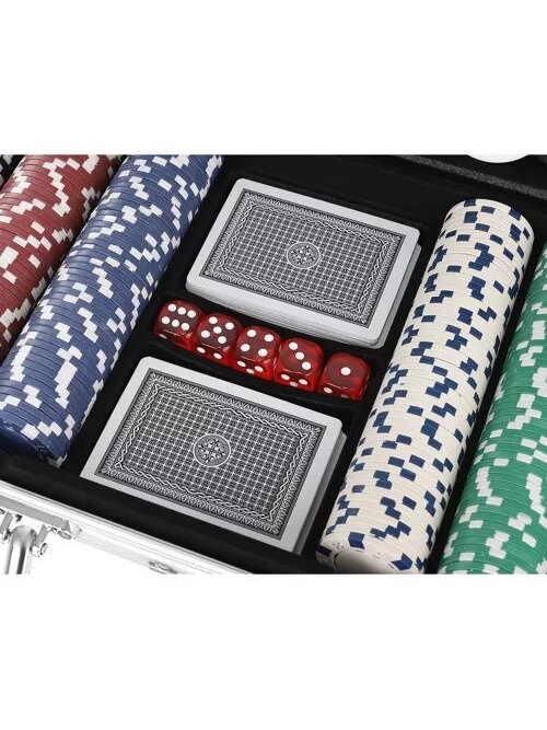 Pokeris – 300 žetonų rinkinys HQ 23528 dėkle 6 Pokeris – 300 žetonų rinkinys HQ 23528 dėkle 6