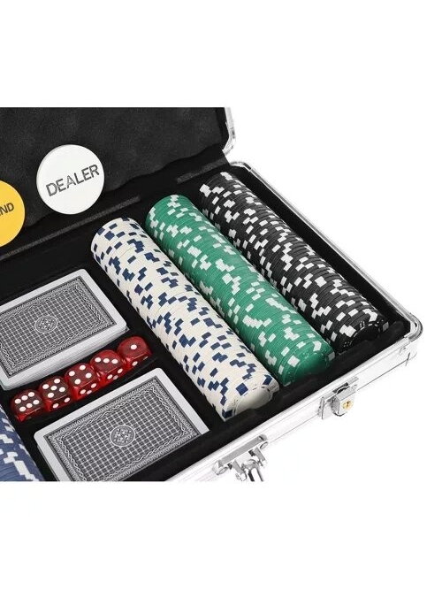 Pokeris – 300 žetonų rinkinys HQ 23528 dėkle 7 Pokeris – 300 žetonų rinkinys HQ 23528 dėkle 7