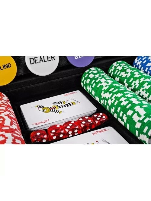 Pokeris – 500 žetonų rinkinys lagamine HQ 23529 15 Pokeris – 500 žetonų rinkinys lagamine HQ 23529 15