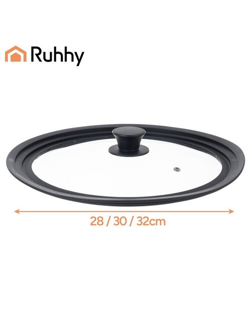 3 viename silikoninis dangtis 28/30/32 cm Ruhhy 25561 1 3 viename silikoninis dangtis 28/30/32 cm Ruhhy 25561 1