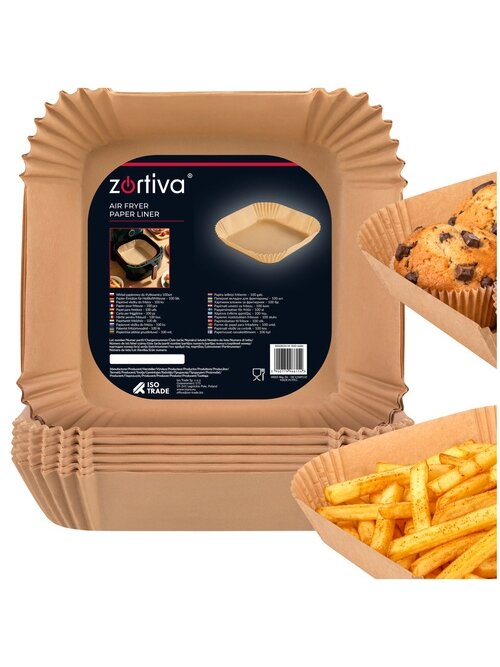 Popierinis įdėklas gruzdintuvei 100 vnt. Zortiva