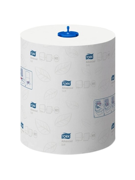 Popieriniai rankšluosčiai TORK Advanced H1 balti, 2 sl., 150m, 612 servetėlių